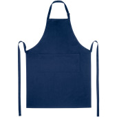Andrea schort van 240 g/m² met verstelbare nekband - Navy